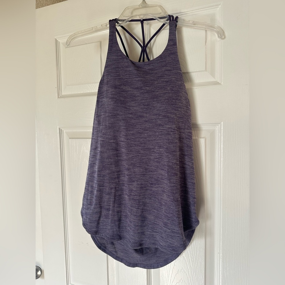 Lululemon Athletica Heathered Purple Tank Top